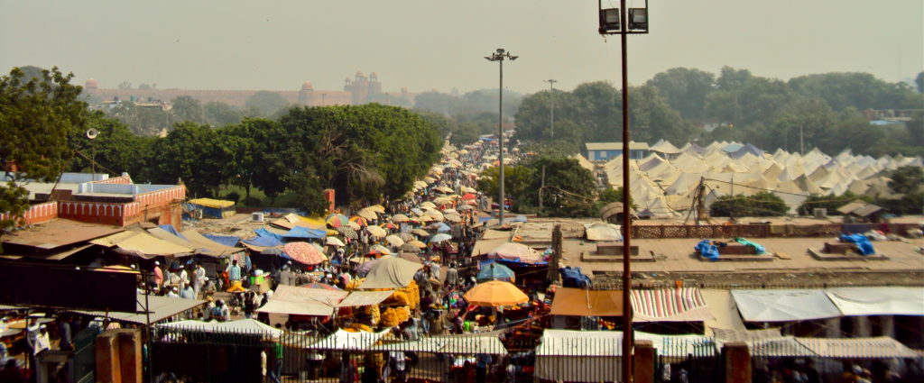 Image of downtown Old Delhi, India